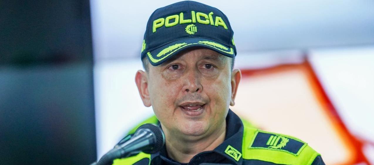 El comandante de la Policía Metropolitana de Barranquilla, general Miguel Camelo.