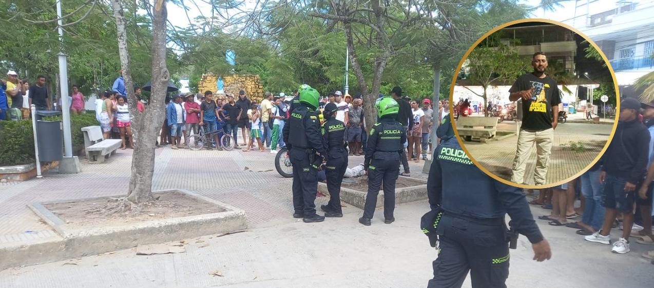 Lugar de los hechos e imagen de Deivi Rafael Mercado Mercado.