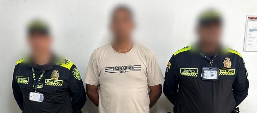 Iván González Pertuz, el capturado.