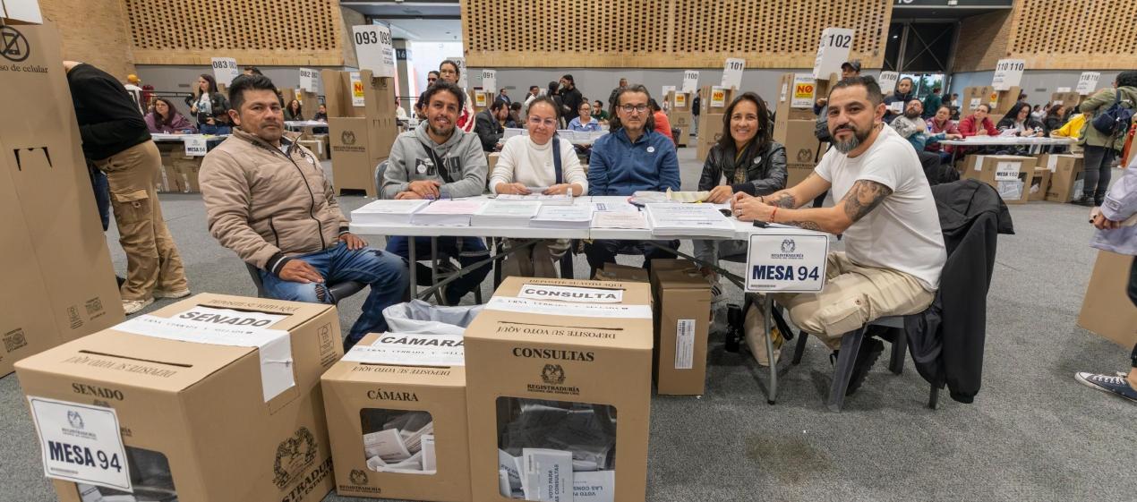 Jurados de votación. 