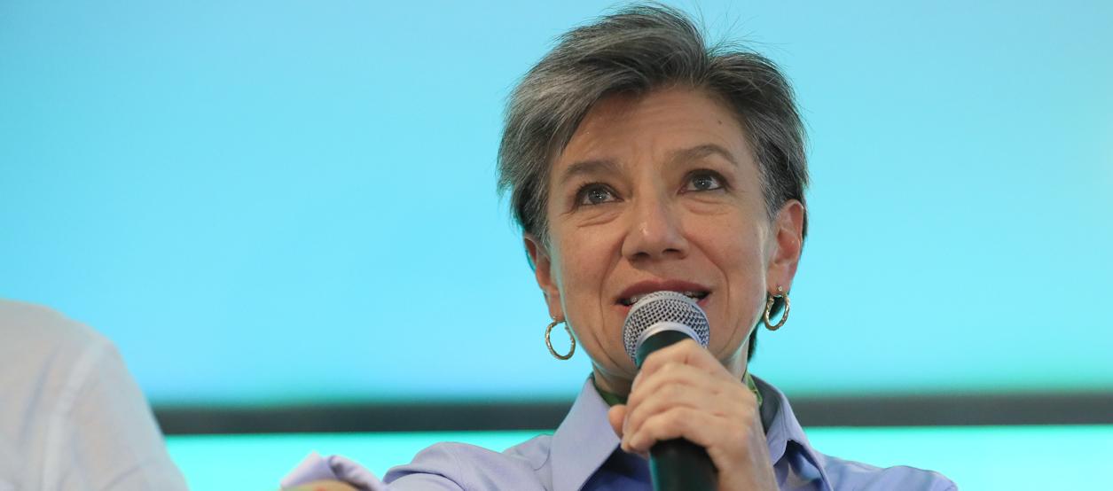 La exalcaldesa de Bogotá, Claudia López.