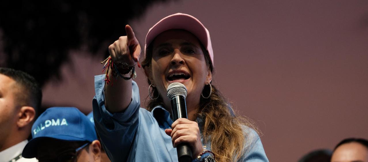 La candidata presidencial Paloma Valencia.
