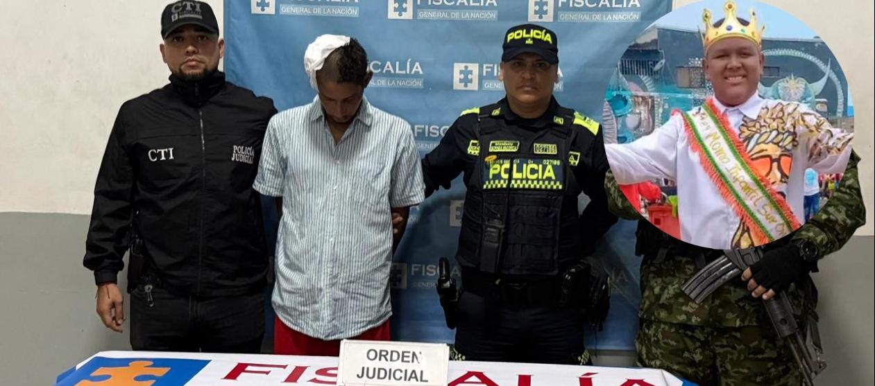 Leyner Johan Altamar Cabrera, el capturado, y Danilo Andrés Ramírez Barrios, la víctima mortal.