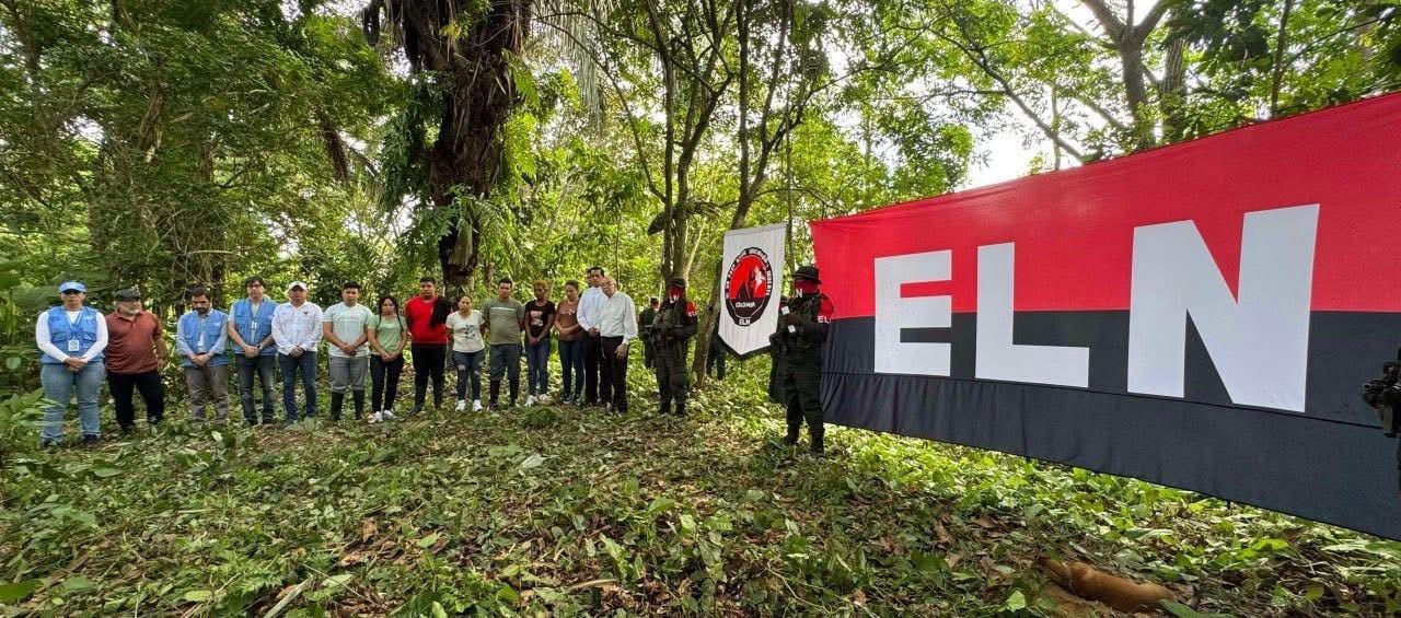 Imágenes de la liberación de los secuestrados. 