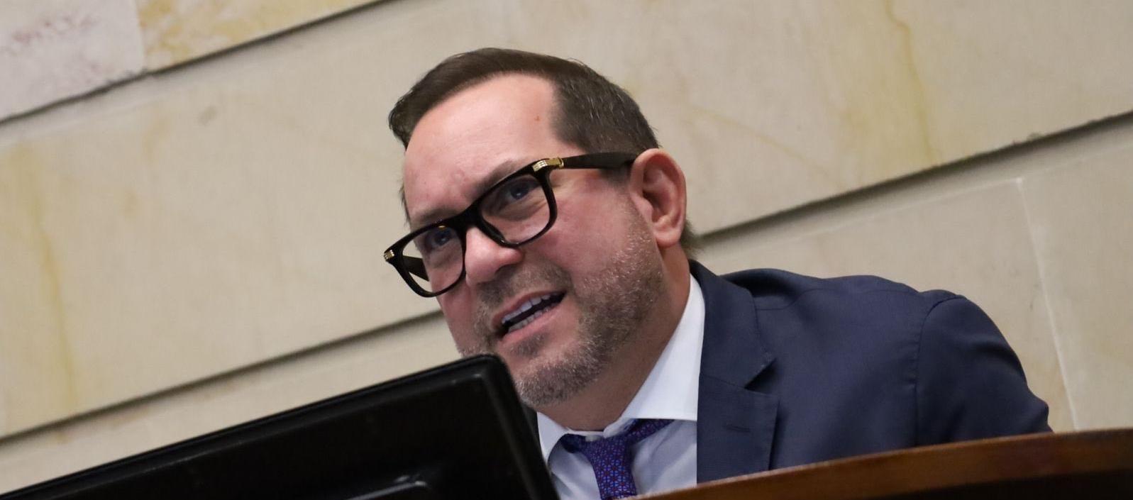 Lidio García, presidente del Senado.