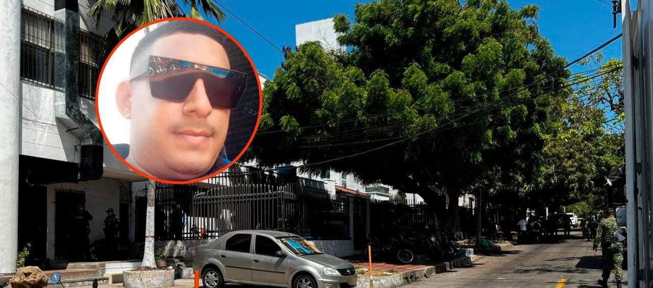 Argenis Andrés Bonett Carmona, el guarda muerto en la balacera frente a la empresa de seguridad Atenas. 
