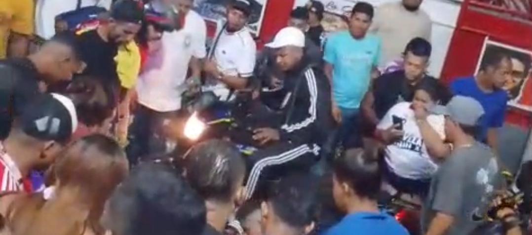 Lugar del asesinato en San Luis