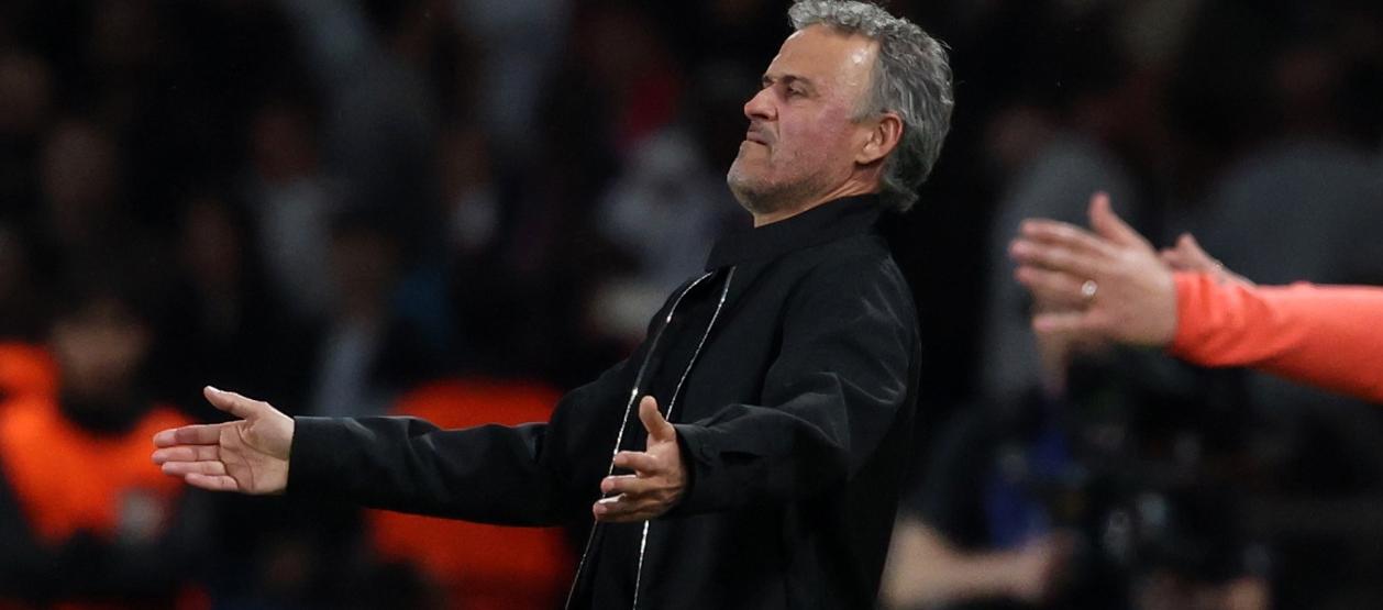 El técnico español Luis Enrique Martínez, entrenador del PSG.