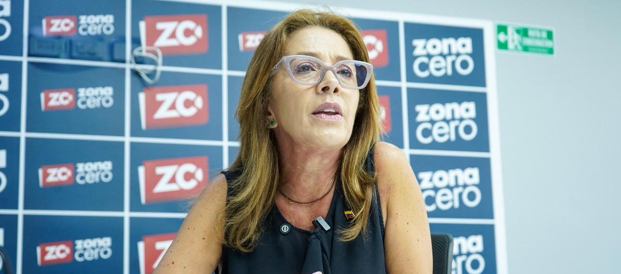 Luisa Fernanda Villegas, candidata vicepresidencial.