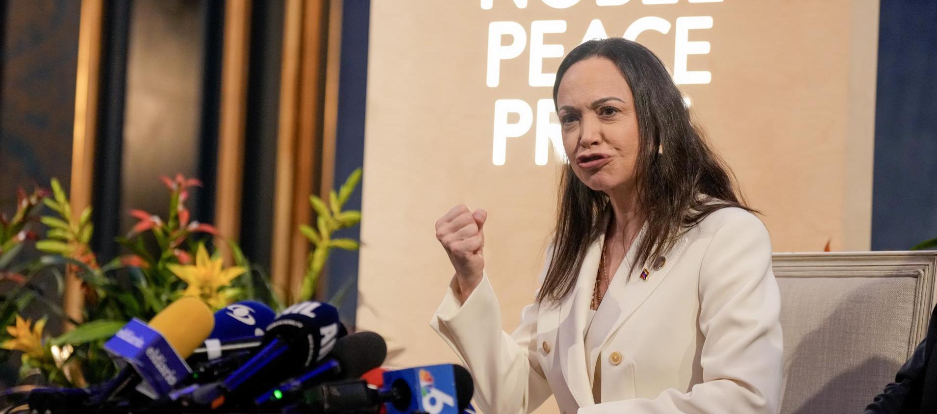 La líder opositora de Venezuela estará visitando países de Latinoamérica.