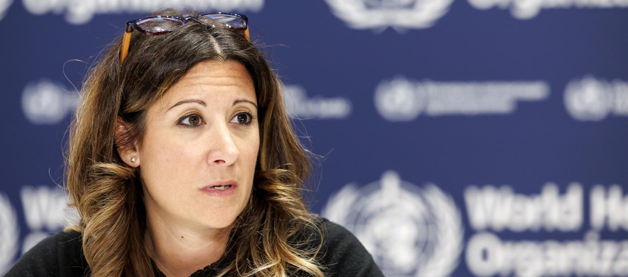 Directora interina de Prevención y Preparación de Epidemias y Pandemias de la OMS, Maria Van Kerkhove.