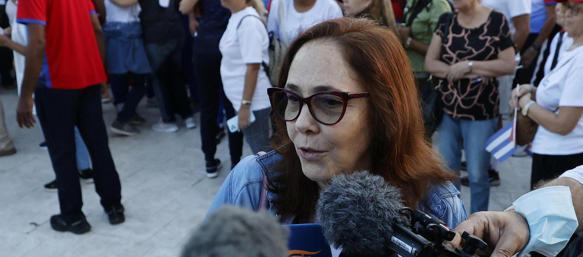 Mariela Castro, hija de Raúl Castro. 