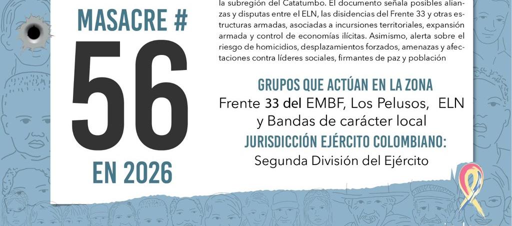 Indepaz denunció la nueva masacre.