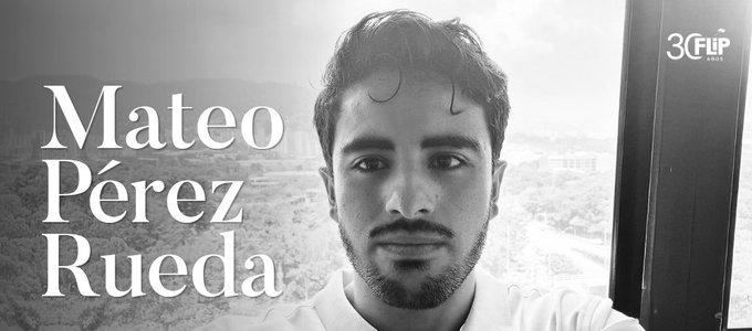 Mateo Pérez Rueda, director de la revista local El Confidente. 