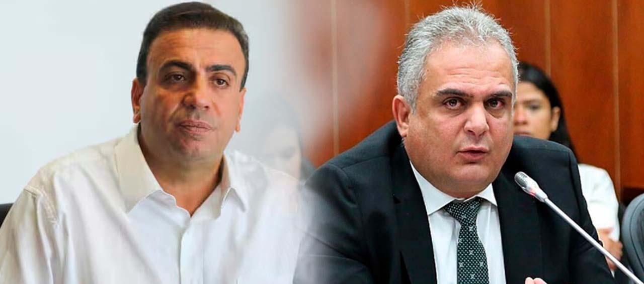 El excongresista Musa Abraham Besaile Fayad y el senador John Besaile Fayad.