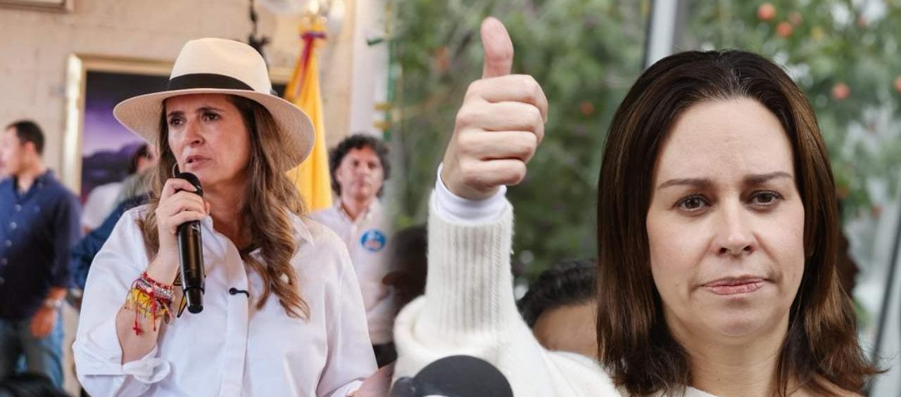 Paloma Valencia y María Claudia Tarazona.