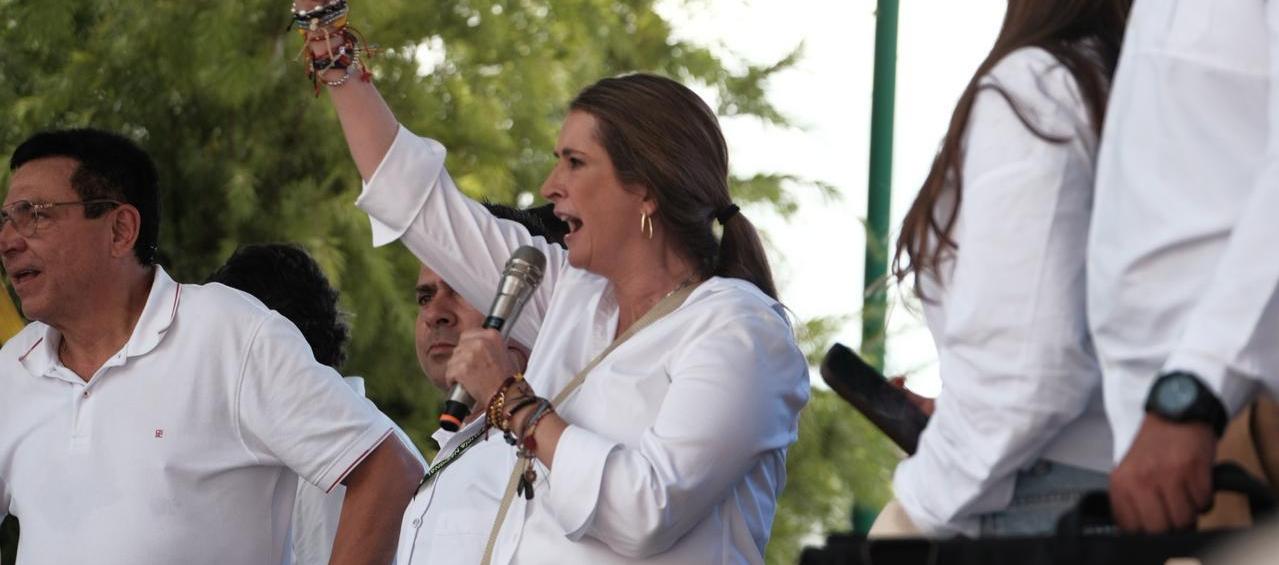 La candidata presidencial Paloma Valencia.