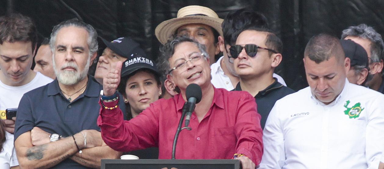 El Presidente colombiano, Gustavo Petro.
