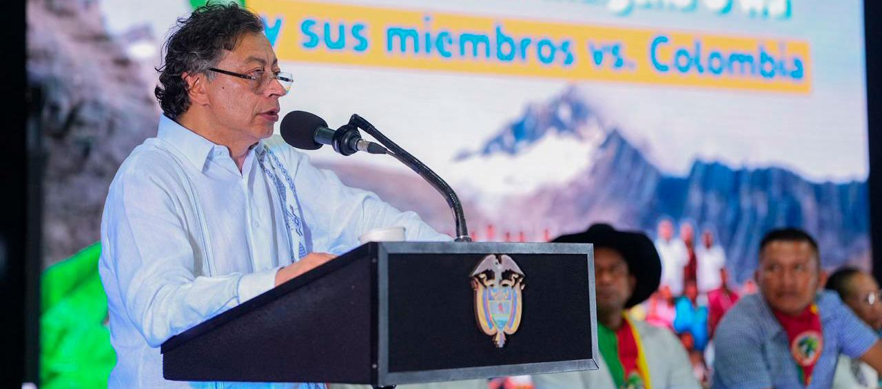 El Presidente Gustavo Petro.