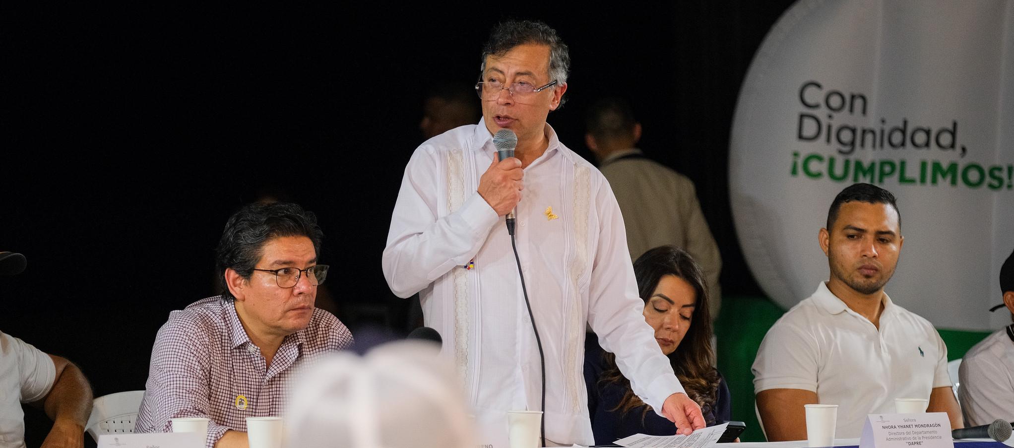 El Presidente de la República, Gustavo Petro.