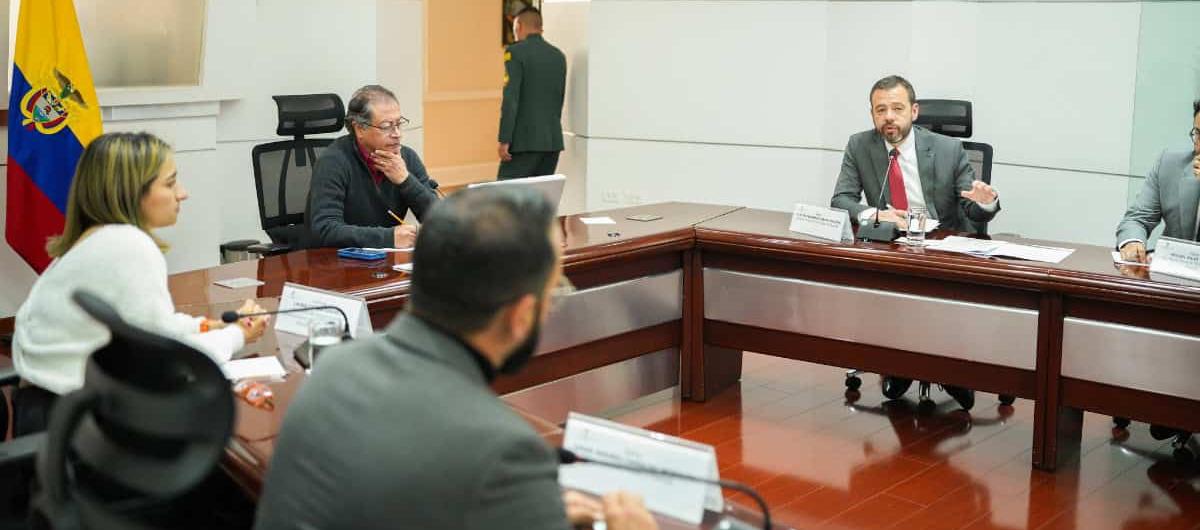 El Presidente Gustavo Petro y el Alcalde Galán.