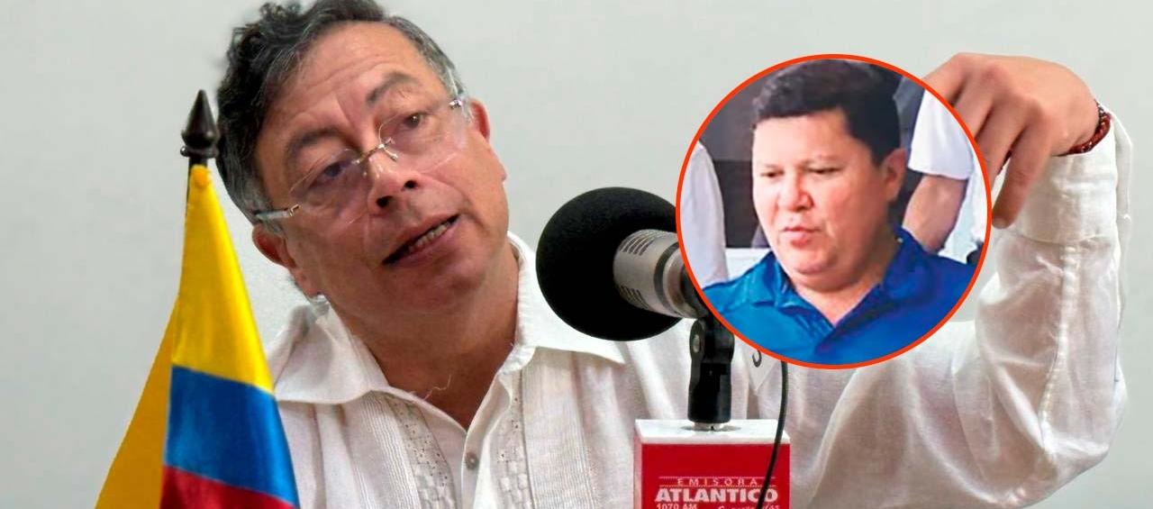El Presidente Gustavo Petro y Raúl Montes.
