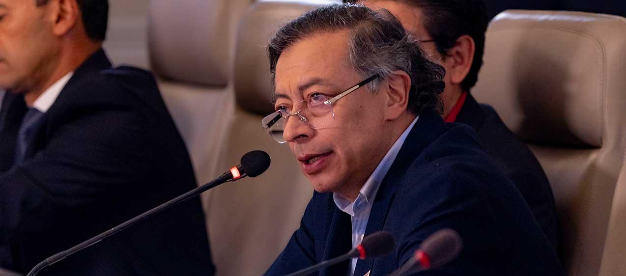 Gustavo Petro, presidente de Colombia. 