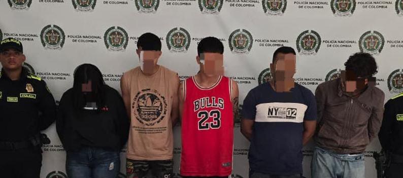 Presuntos integrantes de 'Los Pepes'.