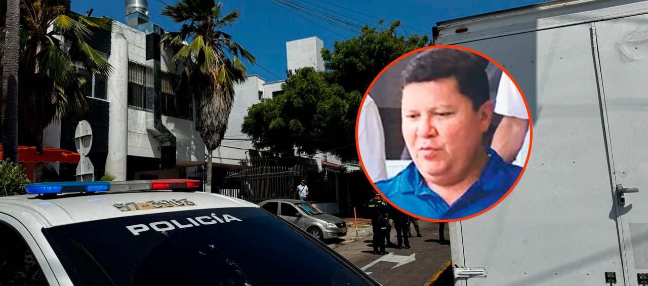 Raúl Antonio Jiménez Montes, empresario ileso en el atentado de este lunes en el norte de Barranquilla.