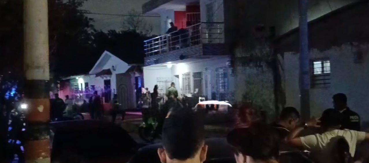 Lugar de los hechos en el barrio San Isidro. 