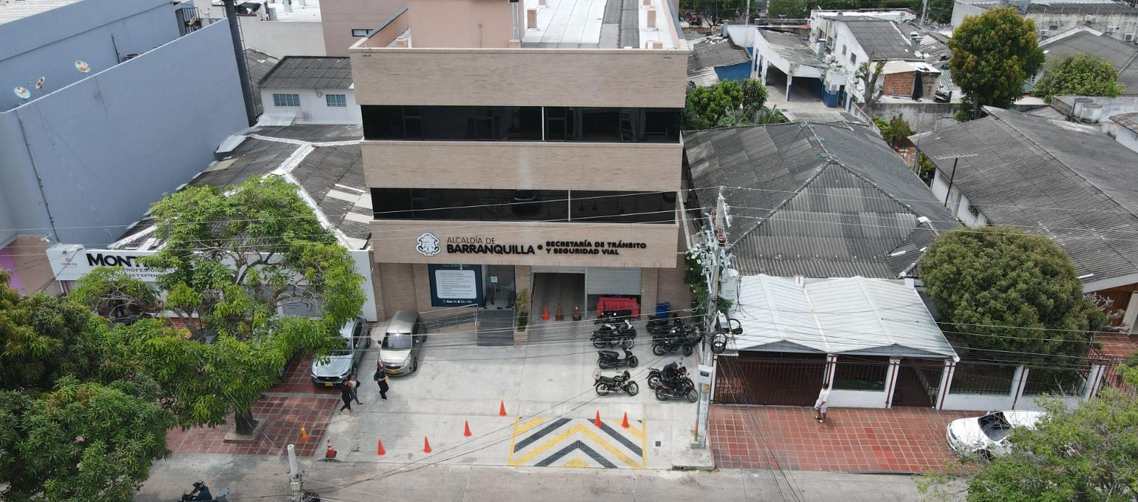 Sede de la Secretaría de Tránsito de Barranquilla. 