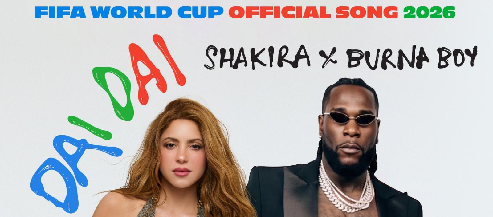 La cantante barranquillera Shakira y el nigeriano Burna Boy.
