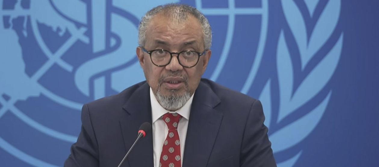 El director general de la OMS, Tedros Adhanom Ghebreyesus.