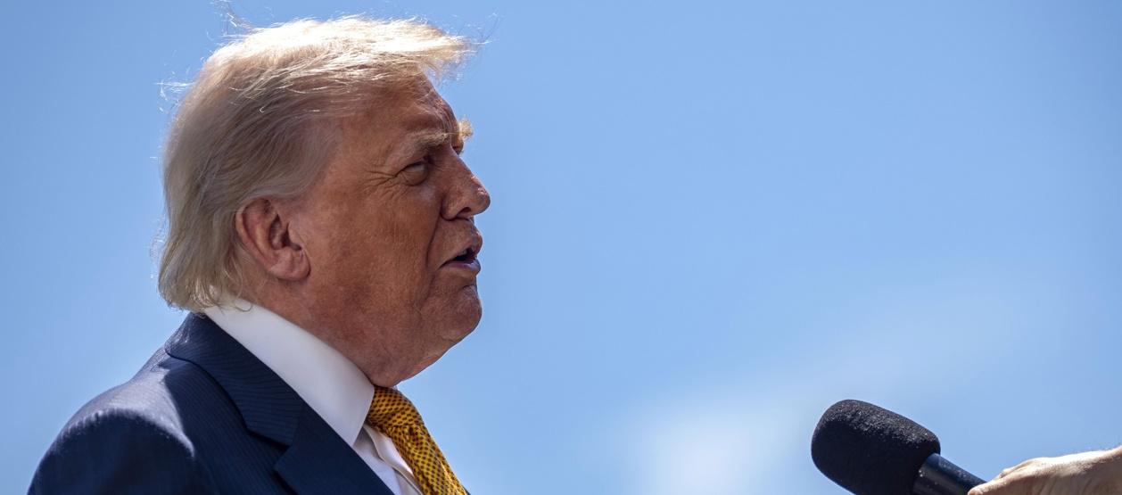 El presidente de Estados Unidos, Donald Trump.
