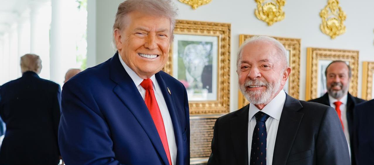 Donald Trump y Luiz Inácio Lula da Silva, presidentes de Estados Unidos y Brasil, respectivamente.