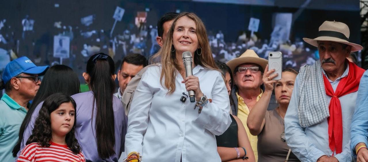 La candidata presidencial Paloma Valencia.