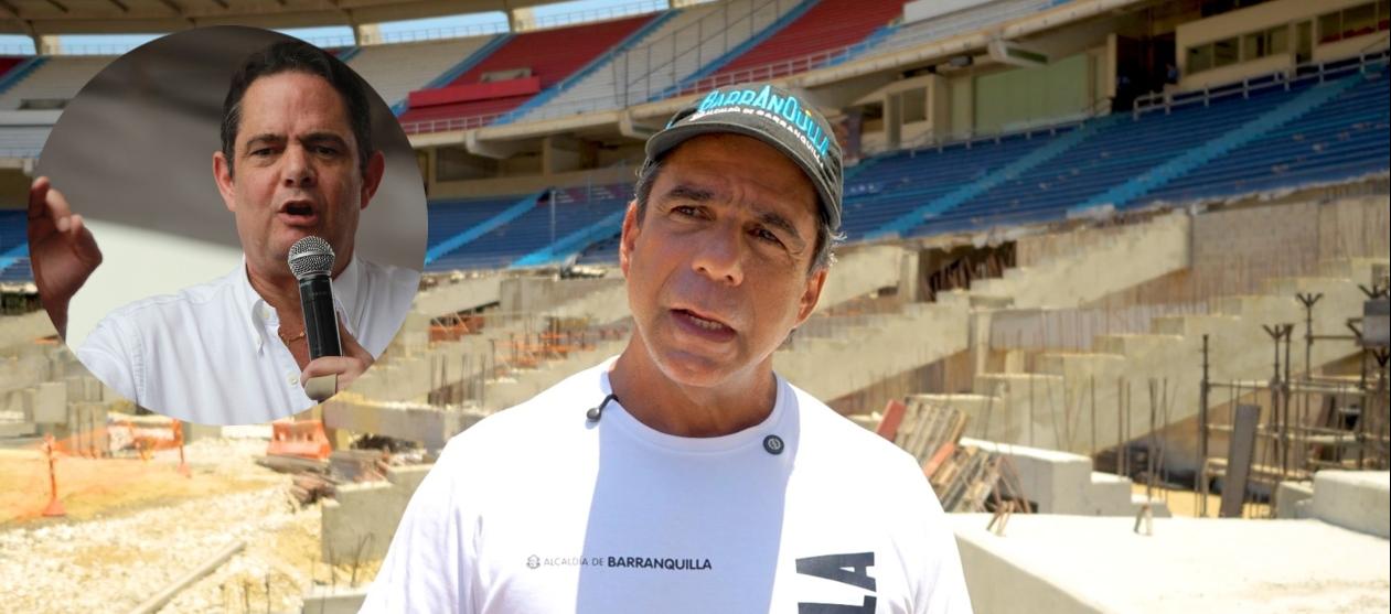 Germán Vargas Lleras y el Alcalde Alex Char.