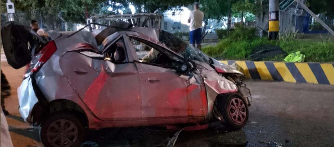 Vehículo accidentado