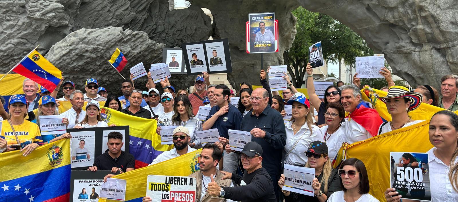 Venezolanos en Miami.