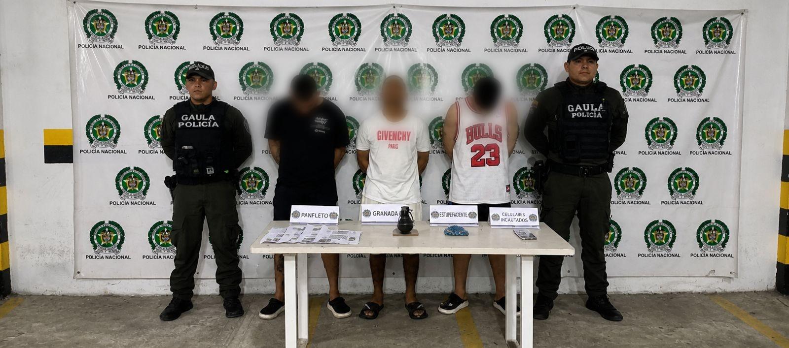 Capturan a 13 personas por el delito de extorsión.