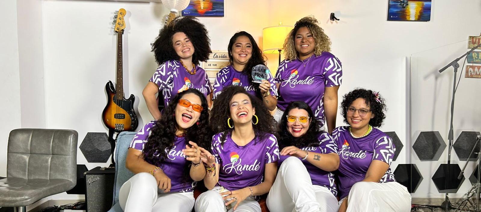 La agrupación femenina Kandé será la encargada de dictar los talleres y hará un show en vivo. 