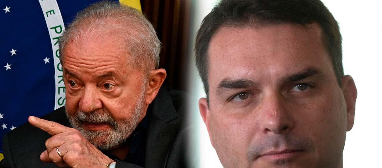 Lula y Flávio Bolsonaro empatan la intención de voto en Brasil de cara a las presidenciales.