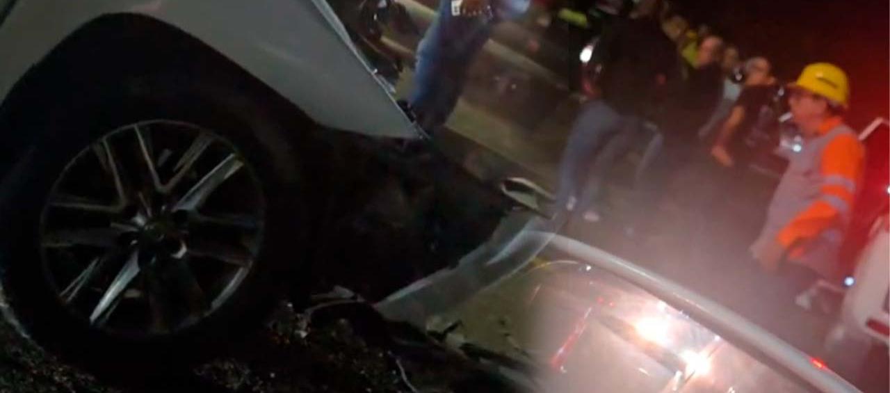 Imágenes del accidente.