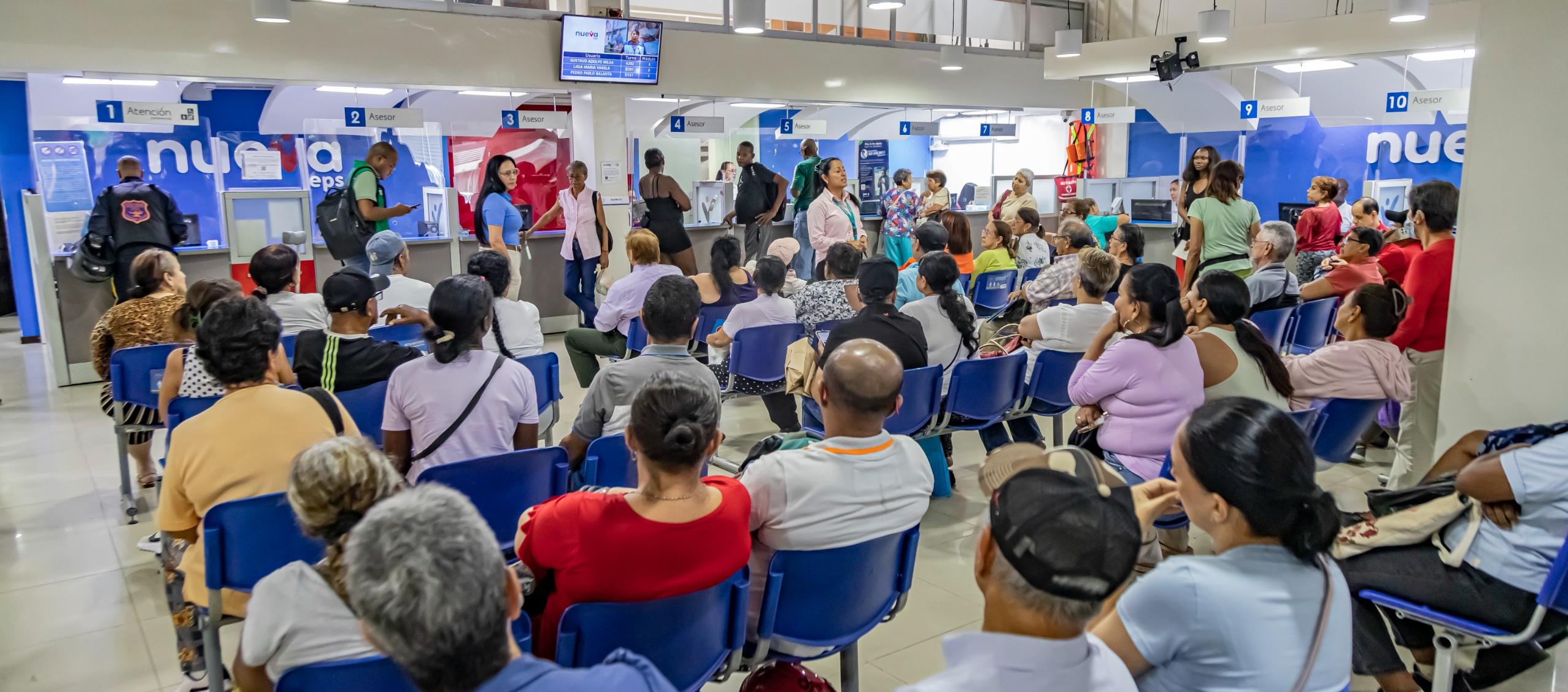Atención en salud de pacientes en Nueva EPS en Cali. Imagen de referencia