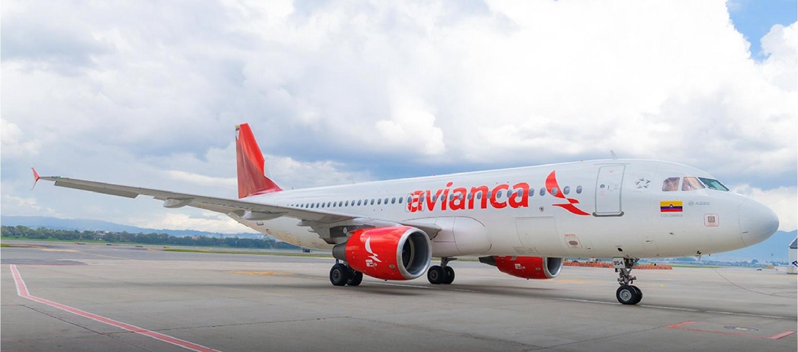 Avión de Avianca. 