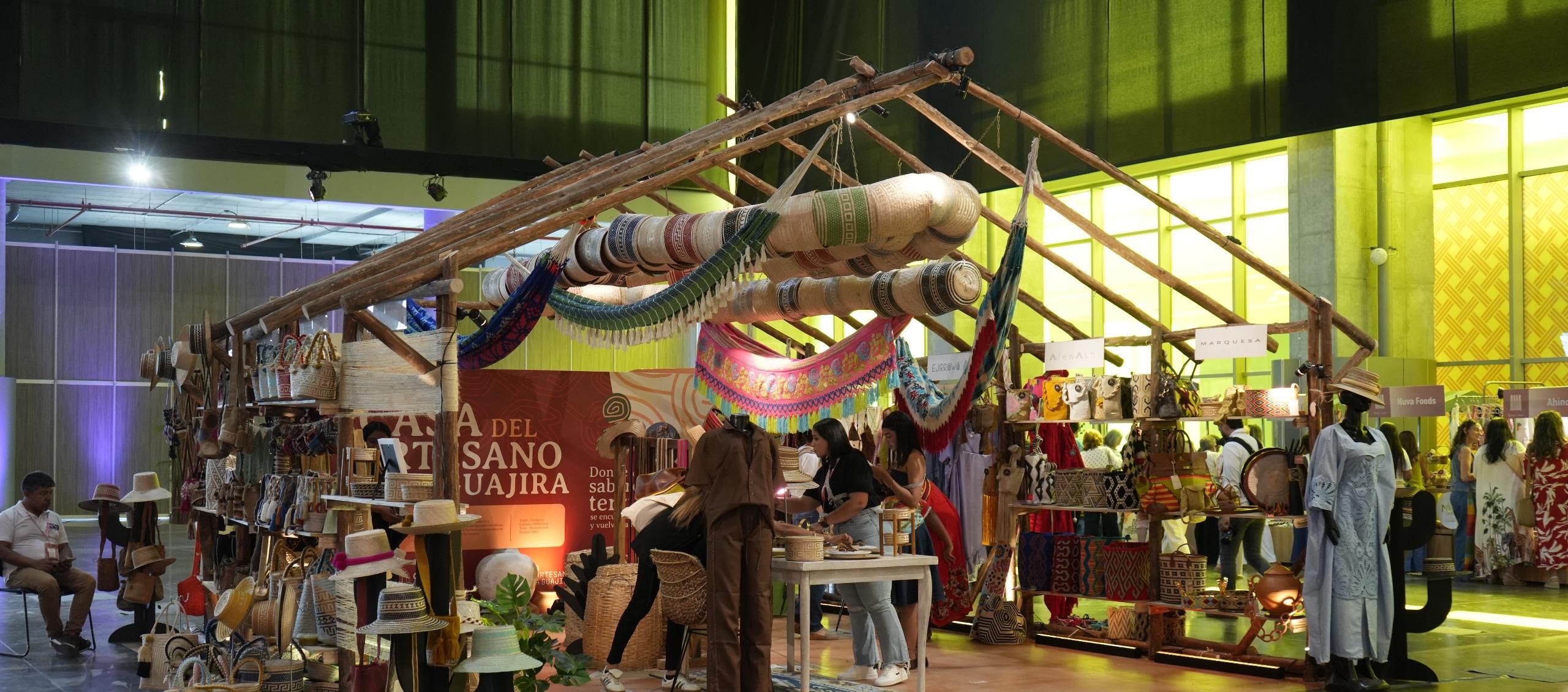La Guajira exhibe sus productos en AMA. 
