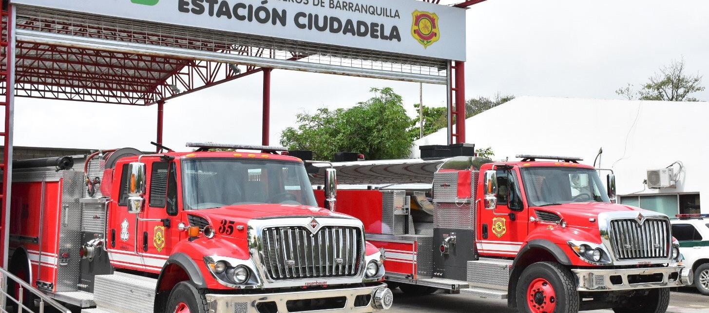 Estación de Bomberos en Barranquilla. 