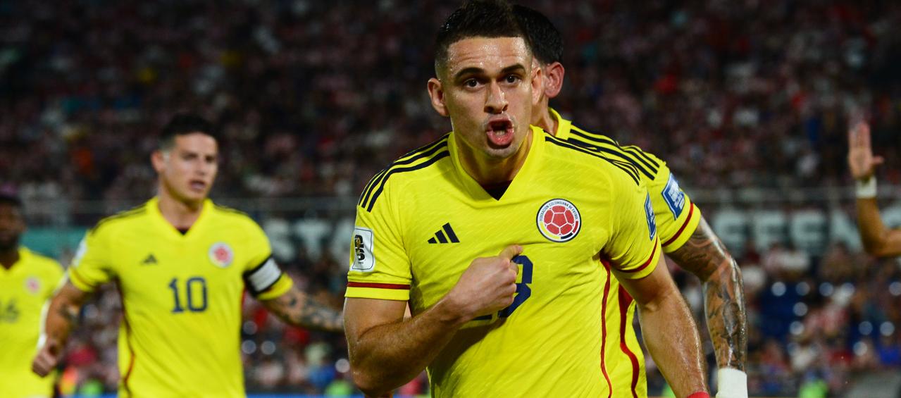 Rafael Santos Borré no estará en el Mundial con Colombia. 
