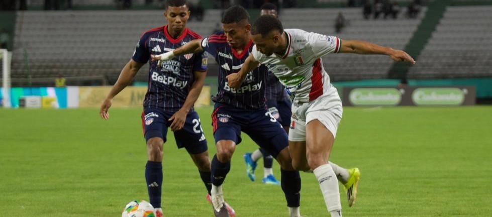 Junior logró su tercera victoria sobre Once Caldas en Manizales desde 2016.