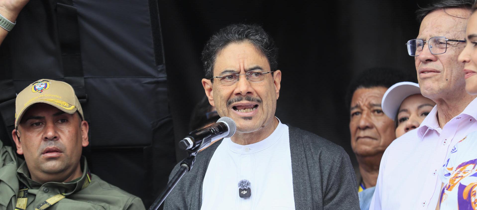 Candidato presidencial de izquierdas Iván Cepeda.